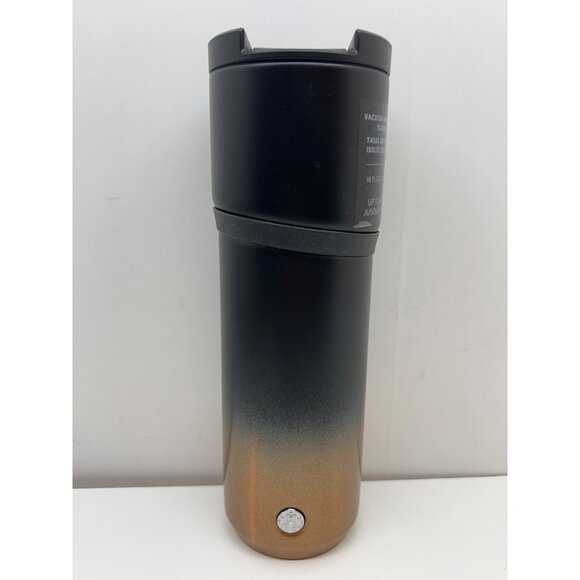 Starbucks 16 Oz Vacuum Insulated Tumbler Black & Copper Gradient - Picture 1 of 8